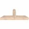Ekena Millwork Portland Smooth Timber Gable Bracket, Douglas Fir, 48"W x 22"H x 5 1/2"D x 5 1/2"F, 11/12 Pitch GBW048X22X0606POR00SDF - alternate 4